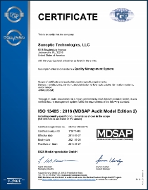 Sunoptic Surgical brochures, surgical equipment instruction manuals