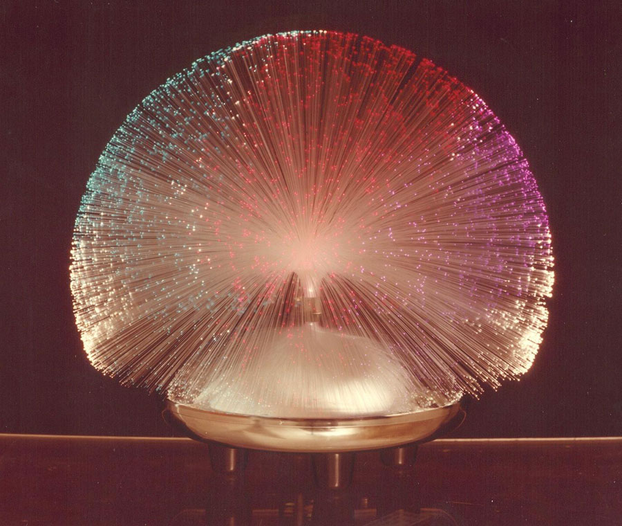 Fiber Optic Novelty Lamp from 1979